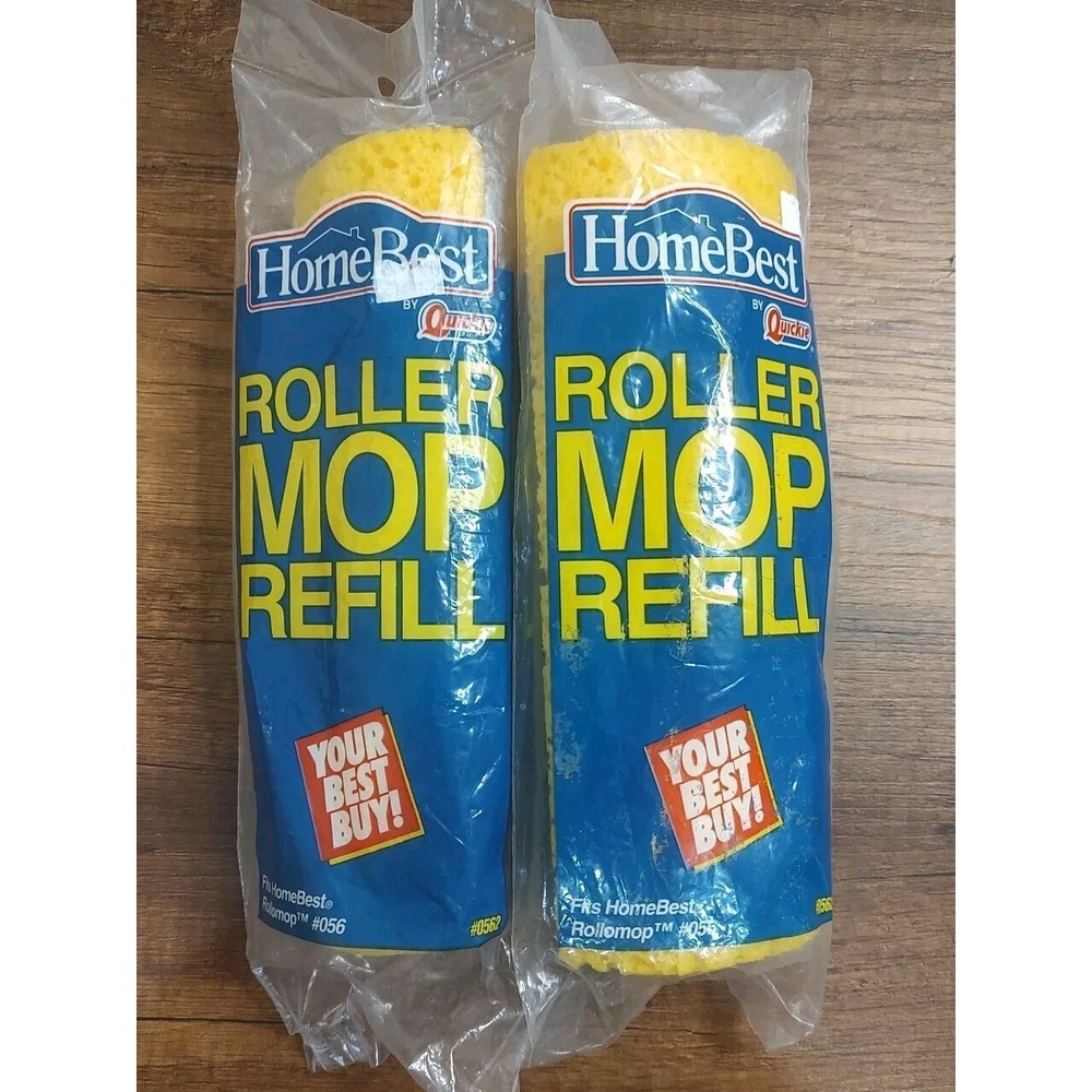 Quickie 056 Roller Mop Refill Set Of Two Fits Rollomop #056  B12